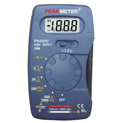 Цифровий кишеньковий мультиметр PM300 фото